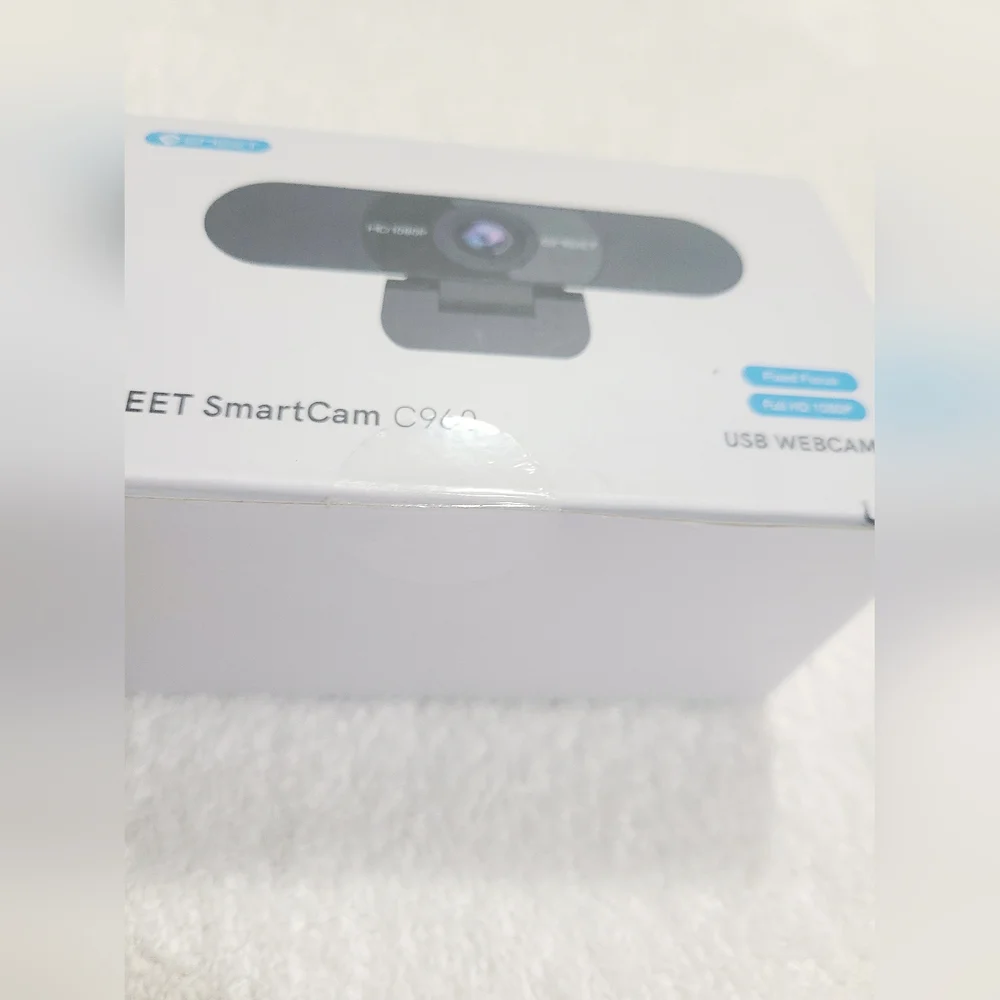 Webcam New eMeet C960 1080p Full HD Computer Streaming Webcam -USB Webcam-Black